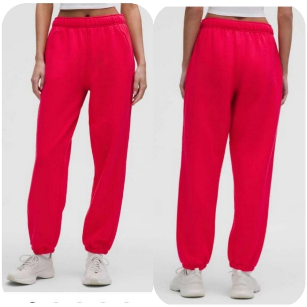 Lululemon Scuba Mid-Rise OversizedJogger *Regular | Red Glow | S